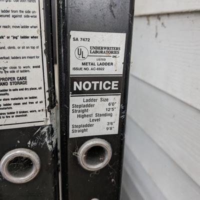 Metal Folding 6-12.5' Ladder