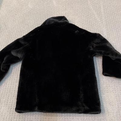 500 Ladies FREE PEOPLE Faux Fur Double Breasted Jacket