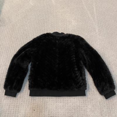 501 Ladies Neiman Marcus Faux Fur Bomber Style Jacket