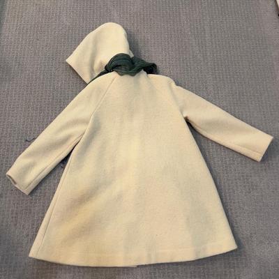 502 Ladies FRIENDS Wool Ivory Jacket with Hood