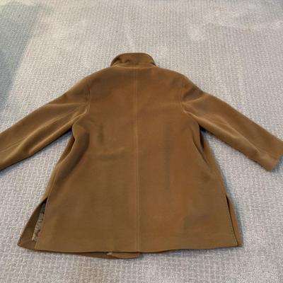 504 Brown CINZIA ROCHA 100% Virgin Wool 3/4 Length Jacket