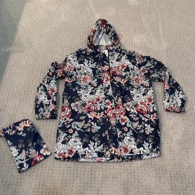 507 Charter Club Packable Rain Jacket with Hood