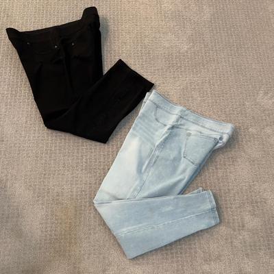508 Two Pairs of Slim Factor by INVESTMENTS Slim Straight Pull On Jeans