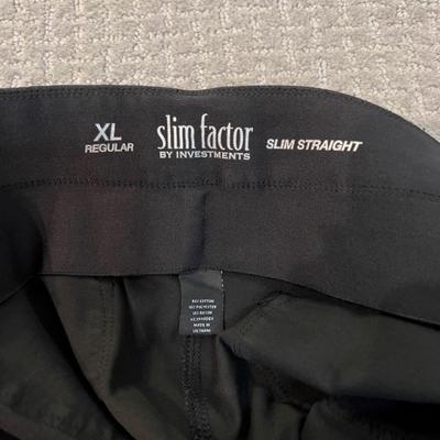508 Two Pairs of Slim Factor by INVESTMENTS Slim Straight Pull On Jeans