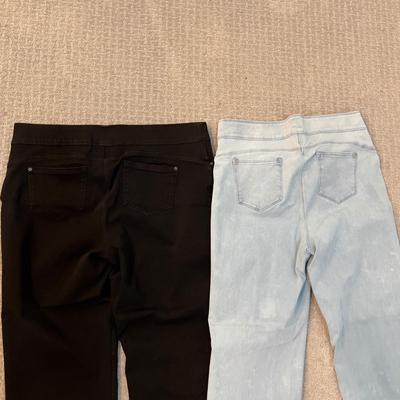 508 Two Pairs of Slim Factor by INVESTMENTS Slim Straight Pull On Jeans