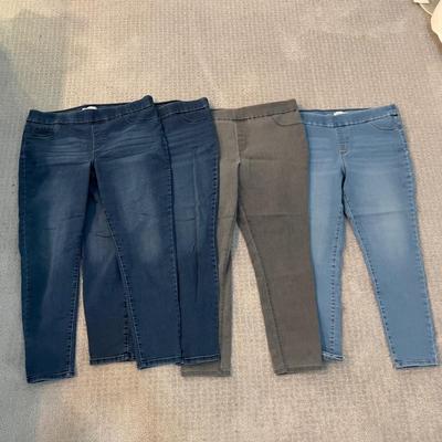 509 Lot of 4 Nine West Super Skinny Pants/Jean Lot Size 18