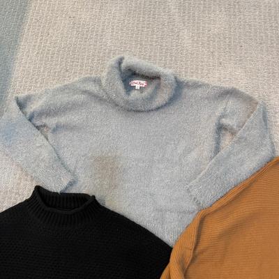 514 Three Crop Top Sweaters, Leith, Zesica, Pink Rose