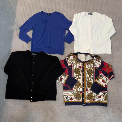 515 Lot of Four Button Front Cardigan Sweaters