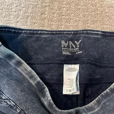 525 Marc NY Stonewash Jeggings with Four "Dickeys" Turtlenecks