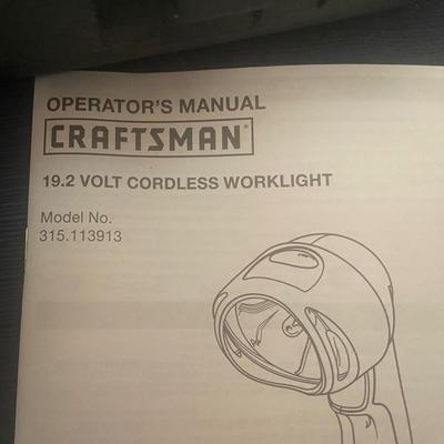 Craftsman Worklight and Drill/Driver