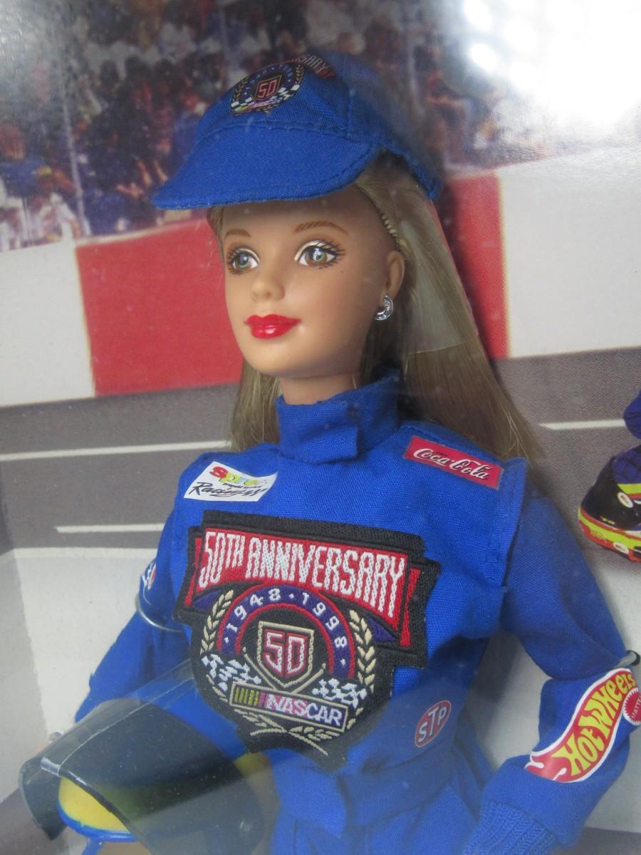 50th Anniversary Nascar Barbie Doll Collectibles Mattel 20442 in Original Box EstateSales