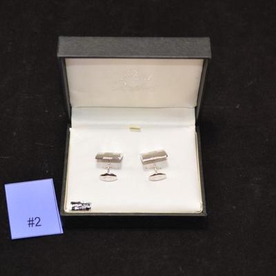 David Donahue 925 Sterling Silver Cuff Links 17.6g