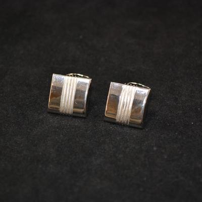 David Donahue 925 Sterling Silver Cuff Links 17.6g