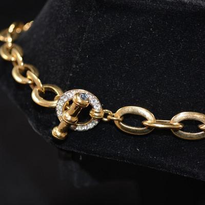Vintage Nolan Miller Fashion Necklace 18â€ 55.1g
