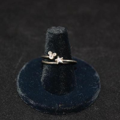 925 Sterling Silver DISNEY Ring Size 8, 2.2g