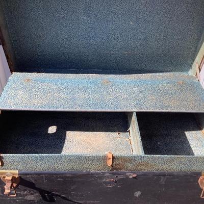 Globe Trotter Trunk 25"H 40"W 24"depth, double latches
