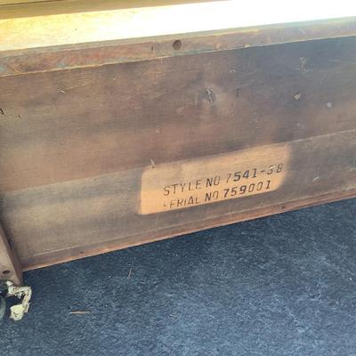 Lane Cedar Chest Mid-Century look with casters, 20"H 43"W 17"depth