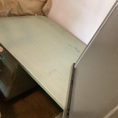 Cole Made in the USA Tanker Metal Desk, 6 drawers, 6'L 28"H 35"depth
