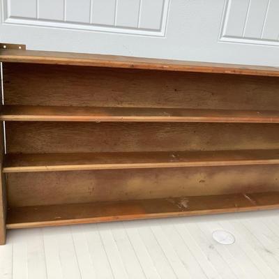 Wooden display wall hanging shelf with 3 shelves 17