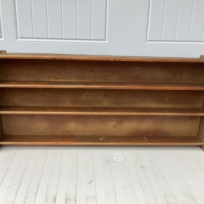Wooden display wall hanging shelf with 3 shelves 17