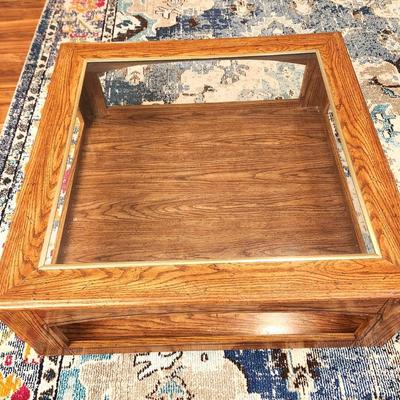 Lot #57  70's Coffee Table - Glass Top