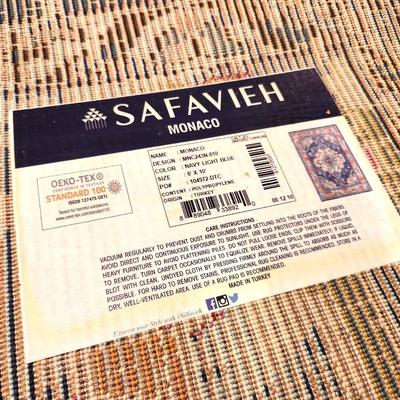 Lot #59  Large Contemporary Area Rug  "Safavieh" brand - 8" x 10"