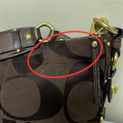 COACH ~ Brown Carly Hobo Bag ~ *Read Details