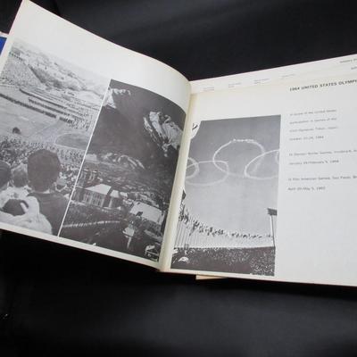 Vintage 1964 United States Olympic Book Games Tokyo, Innsbruck, & San Paulo
