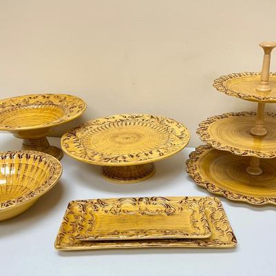 MADE IN ITALY ~ Set Of Six (6) Serving Dishes ~ *Read Details