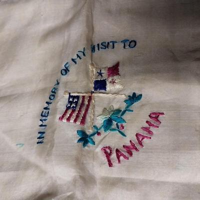 IN MEMORY OF MY VISIT TO PANAMA COMPACT, HANKIE AND LOVE NOTE