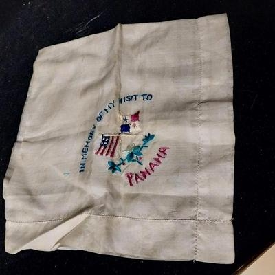 IN MEMORY OF MY VISIT TO PANAMA COMPACT, HANKIE AND LOVE NOTE