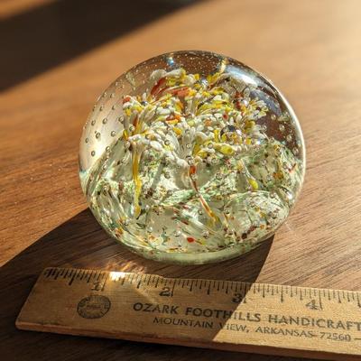 Large Vintage Milifiori(?) Paperweight