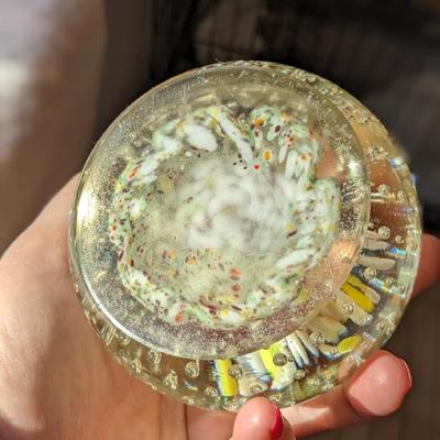 Large Vintage Milifiori(?) Paperweight
