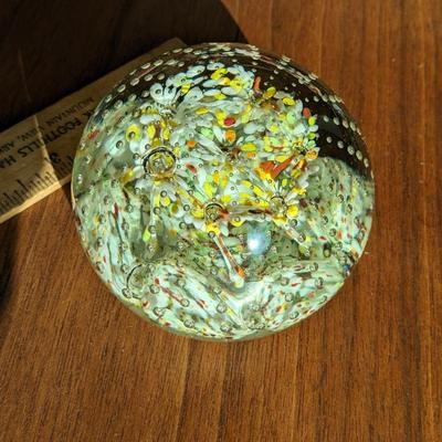 Large Vintage Milifiori(?) Paperweight