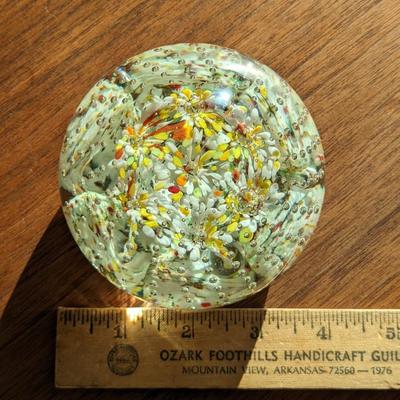 Large Vintage Milifiori(?) Paperweight