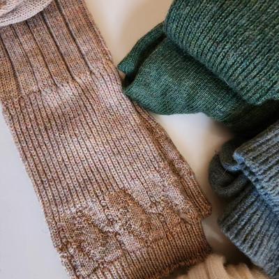 Scottish Woolen Socks, Garters & Instruction Book