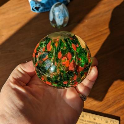 Festive Murano(?) Paperweight