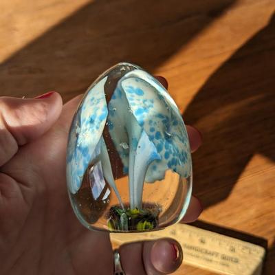 Adorable Vintage Glass Paperweight