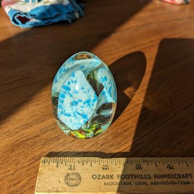 Adorable Vintage Glass Paperweight