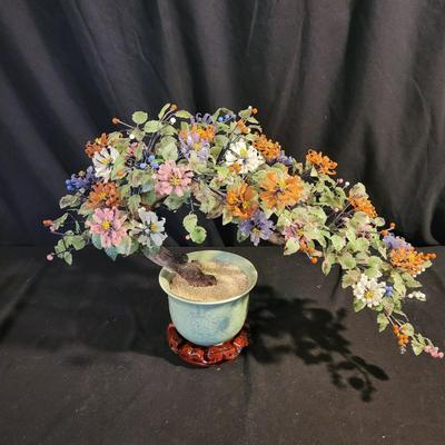 Chinese Bonsai Tree in Ceramic Vase (SR-CE)