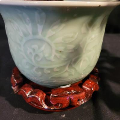 Chinese Bonsai Tree in Ceramic Vase (SR-CE)