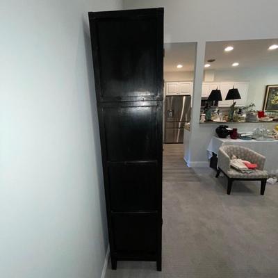 459 Antique Asian Butterfly Cabinet