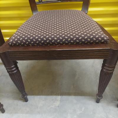 Carved Marble Top Dining Table and Chairs (FR-BBL)