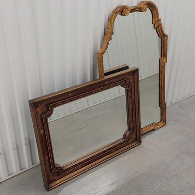 Two Wood Framed Mirrors incl. South Cone Trading Company (BL-BBL)