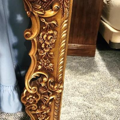 Lot #69  Heavy Vintage Wall Mirror