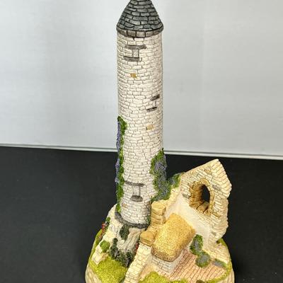 David White Irish Round Tower