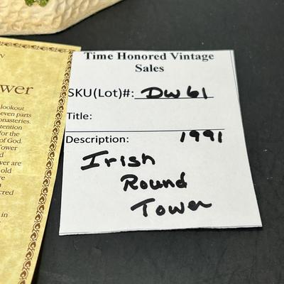 David White Irish Round Tower