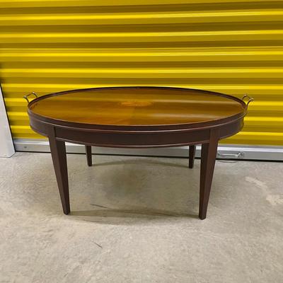 Hammary Coffee Table with Brass Handles & Inlay (FL-SS)