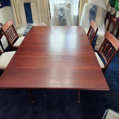 Drop Leaf Table with 2 drawers and  4 Chairs