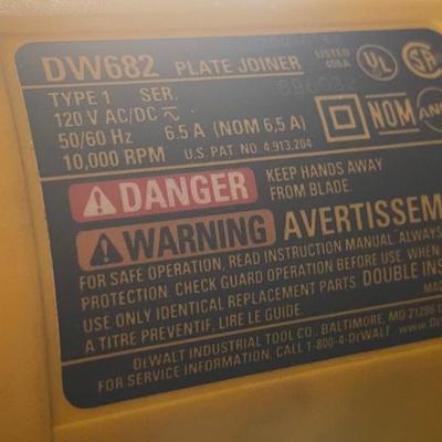 DeWalt Plate Joiner